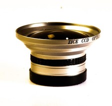 ZYCE OPTICS JAPAN: TITANIUM 0.38X HD DIGITAL LENS WITH MACRO REF:8808T