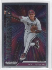 #T-WB 2021 Panini Prizm Draft Picks Thunderstruck Will Bednar )