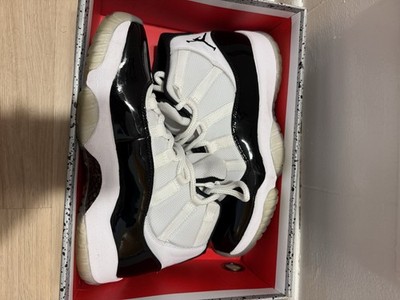Jordan Air Jordan 11 Retro Concord Men's White/Black 378037-100 High Top Sneaker