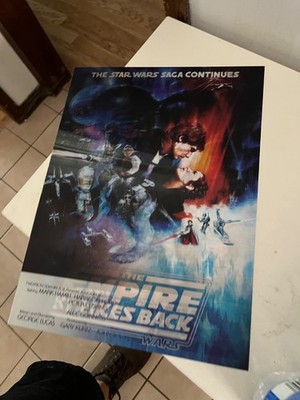 Star Wars 3D Changing Holographic Lenticular Poster 3 different scenes