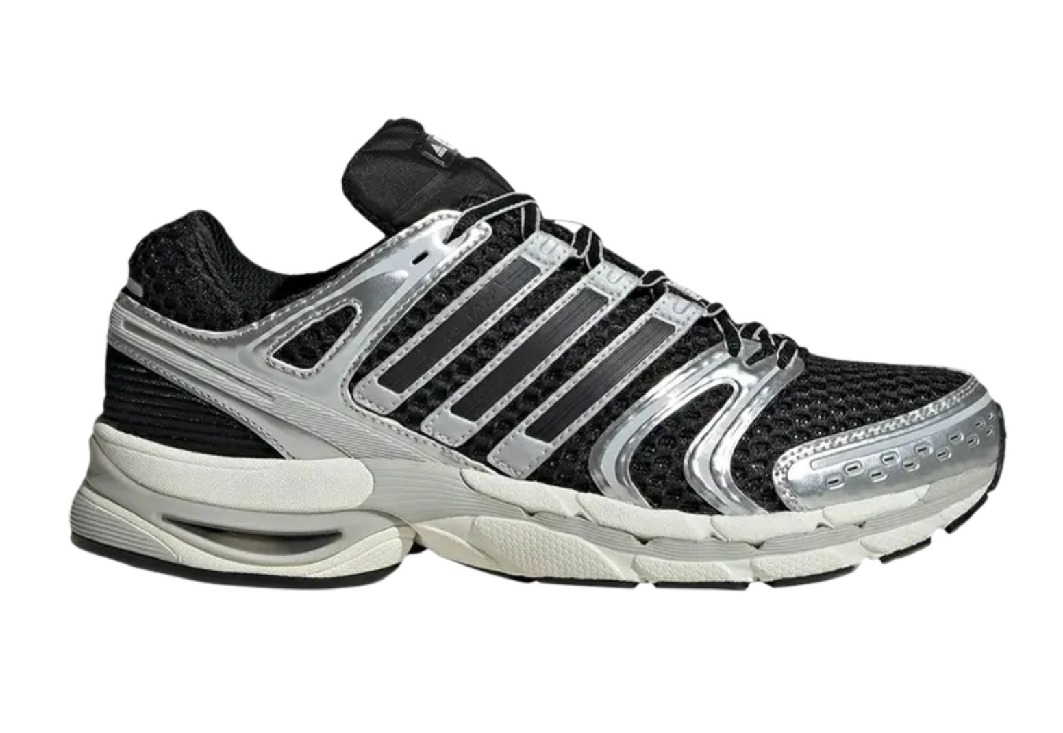 SIZE 8 - NEW adidas Adistar Control 5 Black Silver Metallic Men's Shoes JQ4169