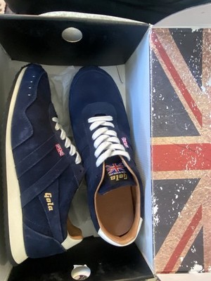 Gola Men s Suede Navy Track 317 1905 MADE IN ENGLAND Size 10