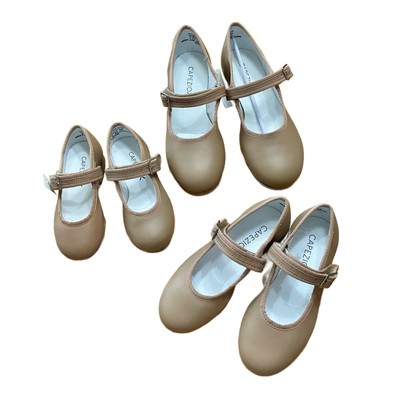 Capezio Girls Mary Jane Tap Shoes Caramel Med 7.5 8 8.5 9 9.5 10 10.5 12.5 2.5