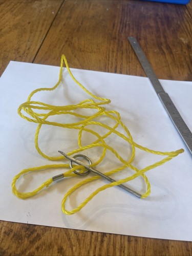 Nylon Fish Stringer Yellow 60”