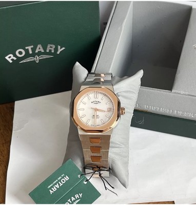 ROTARY Automatic REGENT Two-Tone Stainless Women's Watch - LB05412/07 MSRP: $510