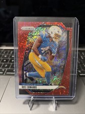 2024 Panini Prizm - Gus Edwards #158 Red Sparkle Prizm
