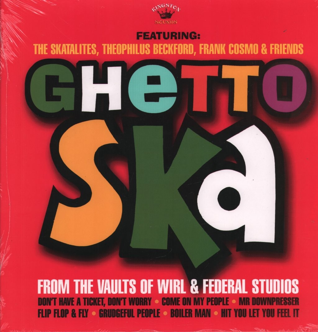 Various Artists Ghetto Ska - From the Vaults of Wirl & Federal Studios LP vinyl