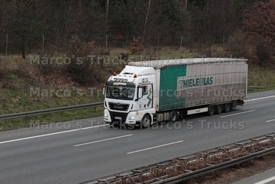 LKW Foto MAN TGX Planensattelzug Deutschland weiß BS-Trans #m2ur