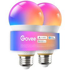 1600 Lumens Smart Light Bulbs, A21 LED Bulbs 100W Equivalent for Living Room, RG