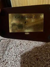All Star Figurines Cal Ripken Jr Baseball Figurine Signed, Limited Ed Wood Base
