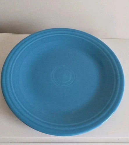 Fiesta Ware 10.5” Classic Peacock Blue Dinner Plate