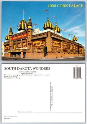 1996 Mitchell Corn Palace Postcard South Dakota Wonders Cal Schultz Art