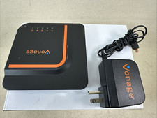 VONAGE VDV23-VD DIGITAL PHONE SERVICE ADAPTER w/Power Supply test working