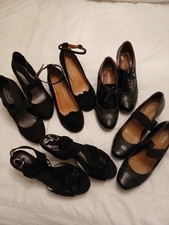 5 Pair Bundle Good Quality Black Shoes