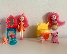 5x enchantimals Puppe Doll Spiel royal Set zubehör Tiere fuchs affe schwein