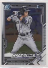 2021 Bowman Chrome Prospects Eddy Diaz #BCP-33 0qr0