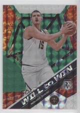 2019-20 Panini Mosaic Will to Win Green Mosaic Prizm Nikola Jokic #9 1a16