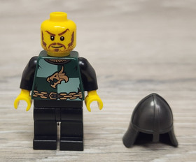 Lego cas461 Kingdoms Dragon Knight Quarters Helmet Neck Protector Minifigure