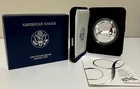 2007-W Proof American Silver Eagle Dollar $1 Box & COA US Mint Bullion OGP