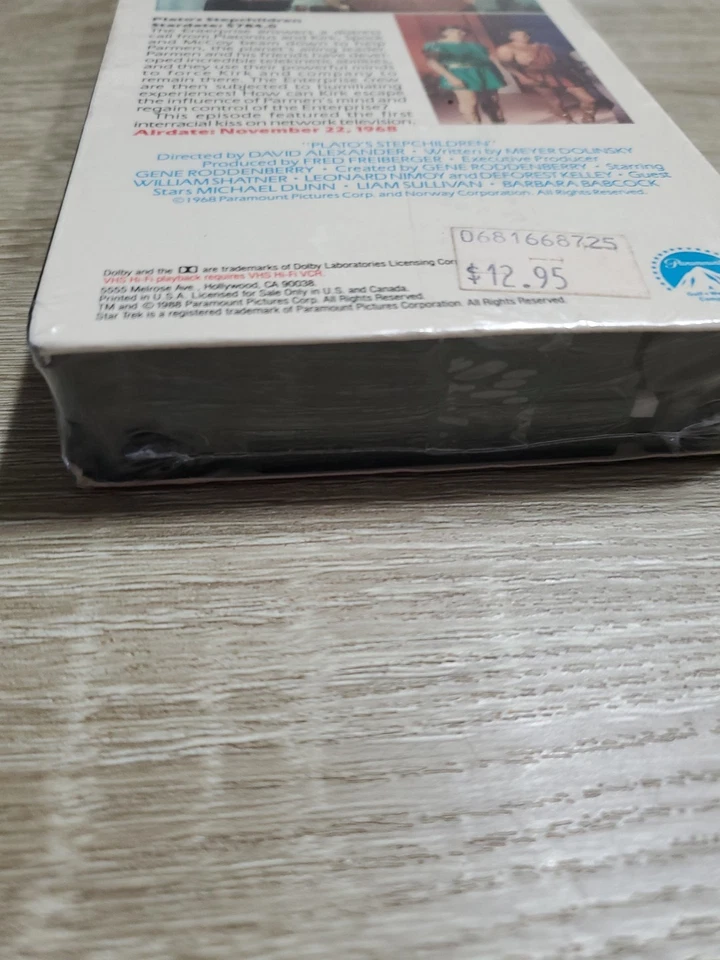 Star Trek VHS Episode 67 Plato's Stechildren оригинальный и необрезанный телесериал - Изображение 4 из 4