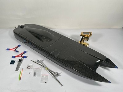 TFL HOBBY 1400MM Genesis 100% Carbon Fiber RC Racing Boat Catamaran Twin Motor*