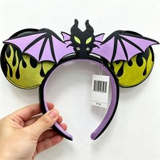 Disneyland Maleficent as Dragon Headband Disney Resort Minnie Ears Kid Adult