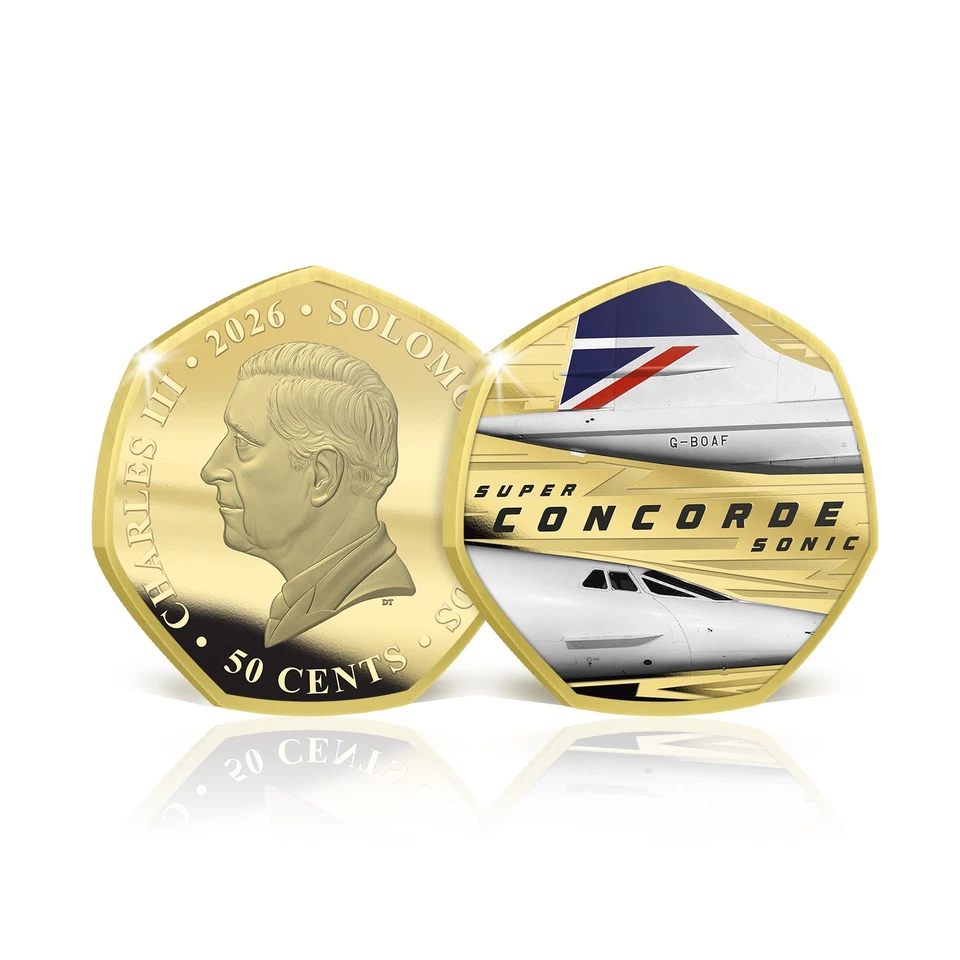 Juego Caja Monedas Oro Edición Limitada Concorde Nochebuena 40 Aniversario 2026 Foto 3 de 4