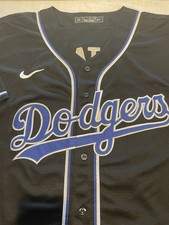 Los Angeles Dodgers Shohei Ohtani New XL Black/Blue Men  s Jersey