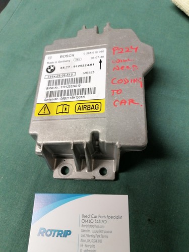 BMW E90 3er Airbagsteuergerät - Steuergerät #9125224