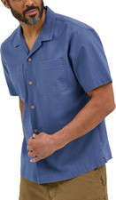 Men'S Short Sleeve Camp Shirt