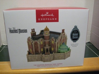 HallMark KeepSake  The Haunted Mansion Tree Topper with Power Adapter Disney NEW