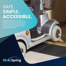 Silver Spring Ramp for Wheelchairs, Scooters  More, 2.5" Rise Open Box 