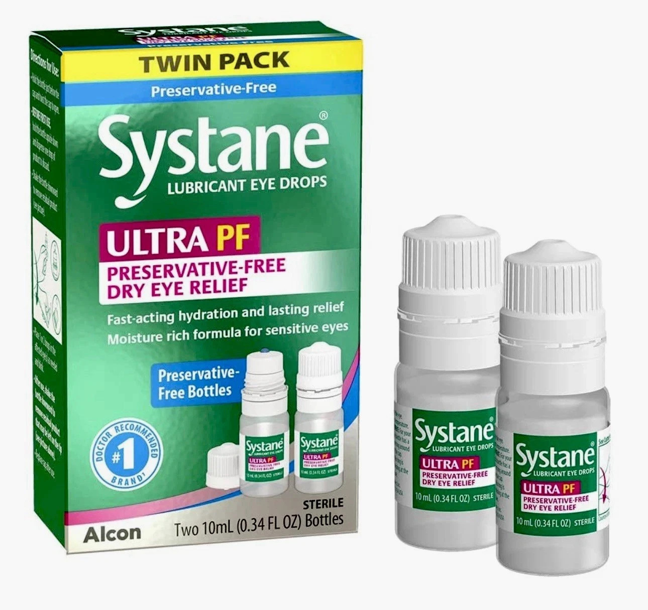 Systane Ultra PF Preservative Free Dry Eye Relief - TWIN PAC