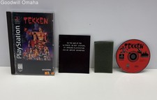 Sony PlayStation 1 PS1- Tekken 1995 + Long Box , Manual & Reg Card - Boot Tested