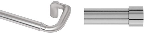 Umbra - 242734-782-REM Twilight Single Curtain Rod Set – Wrap Around Nickel