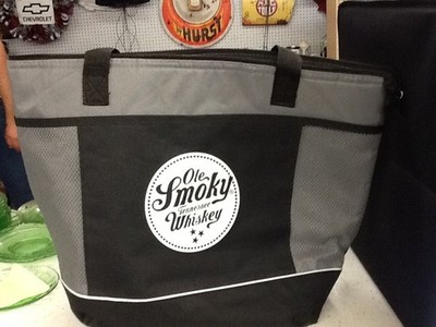 Ole Smoky Tennessee Whiskey Zipper Insulated Cooler Tote Bag 14''X19'' FREE SHIP