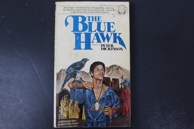 #ad #ad The Blue Hawk Peter Dickinson 1977 1st Paperback Fantasy Del Rey Ballantine PB $12.84