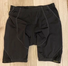 Sportneer Cycling Shorts Mens XL Black Padded Stretch Bike Train Athletic