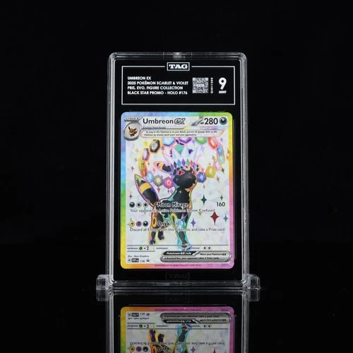 Pokémon TCG Umbreon ex SVP 176 SV Promo Holo Black Star TAG 9 2025 ENG