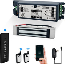 2.4GHz WiFi 400Lb Magnetic Door Lock Kit w/ Remote App Control