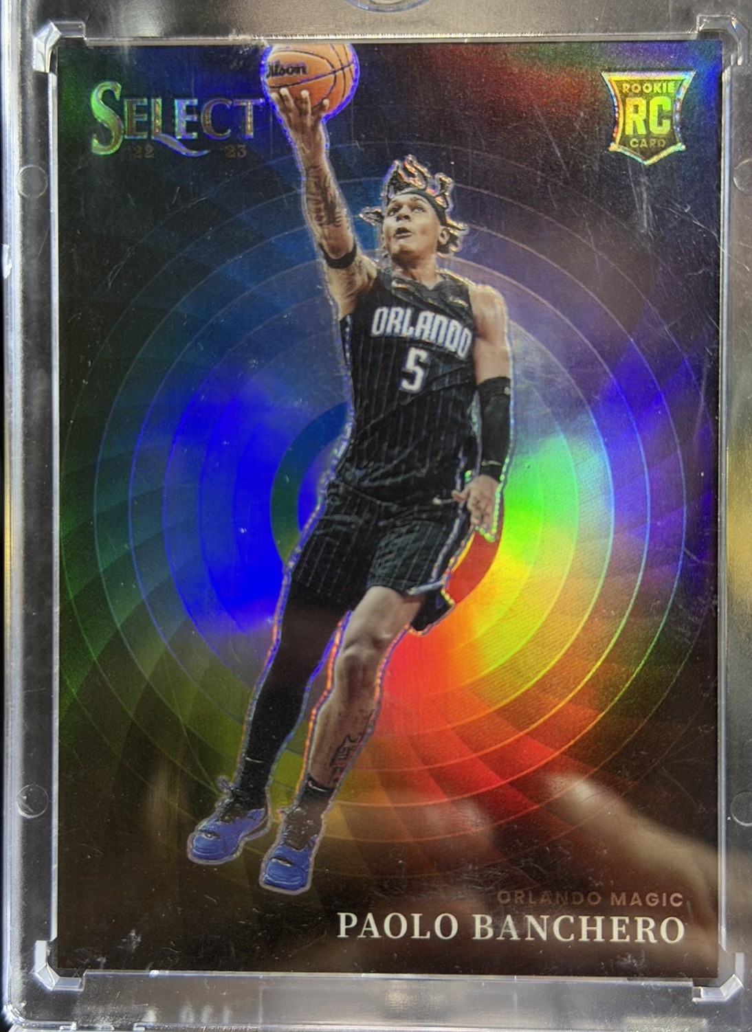 2022-23 Panini Select - Color Wheel Paolo Banchero #21 RC Magic Rookie Case Hit