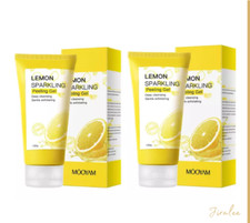 2 x 120g. Lemon Exfoliate Peeling Gel Brighten Skin Remove Dead Skin Dark Spots