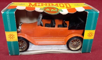 1:46 GAMA Oldtimer 1911 Fiat Sedan Convertible Mint New In Box West Germany #991