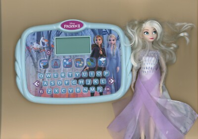 Vtech Frozen 2 Magic Lerntablett Rechtschreibspiele Buchstaben Disney + Puppe Konvolut