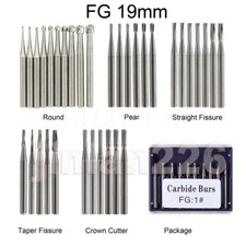 Dental Burs FG 330 557 245 Carbide Burr Friction Grip Round Pear High Speed