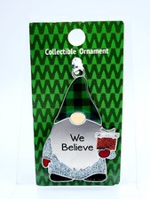 GANZ GNOME COLLECTIBLE METAL ORNAMENT "WE BELIEVE"