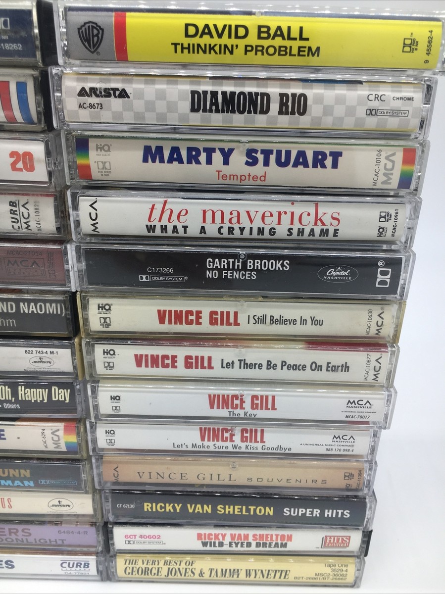 On & on-Hits of［カセット］ Lot of 40 Country Cassette Tapes Various Artists Albums