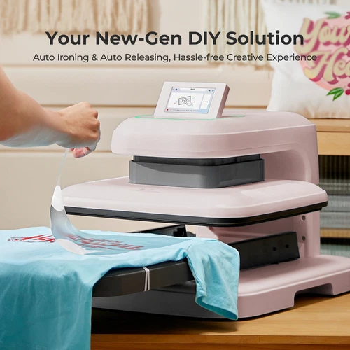 HTVRONT 15 x 15 in Auto Heat Press Machine Sublimation Printer Transfer T Shirt - Picture 25 of 55