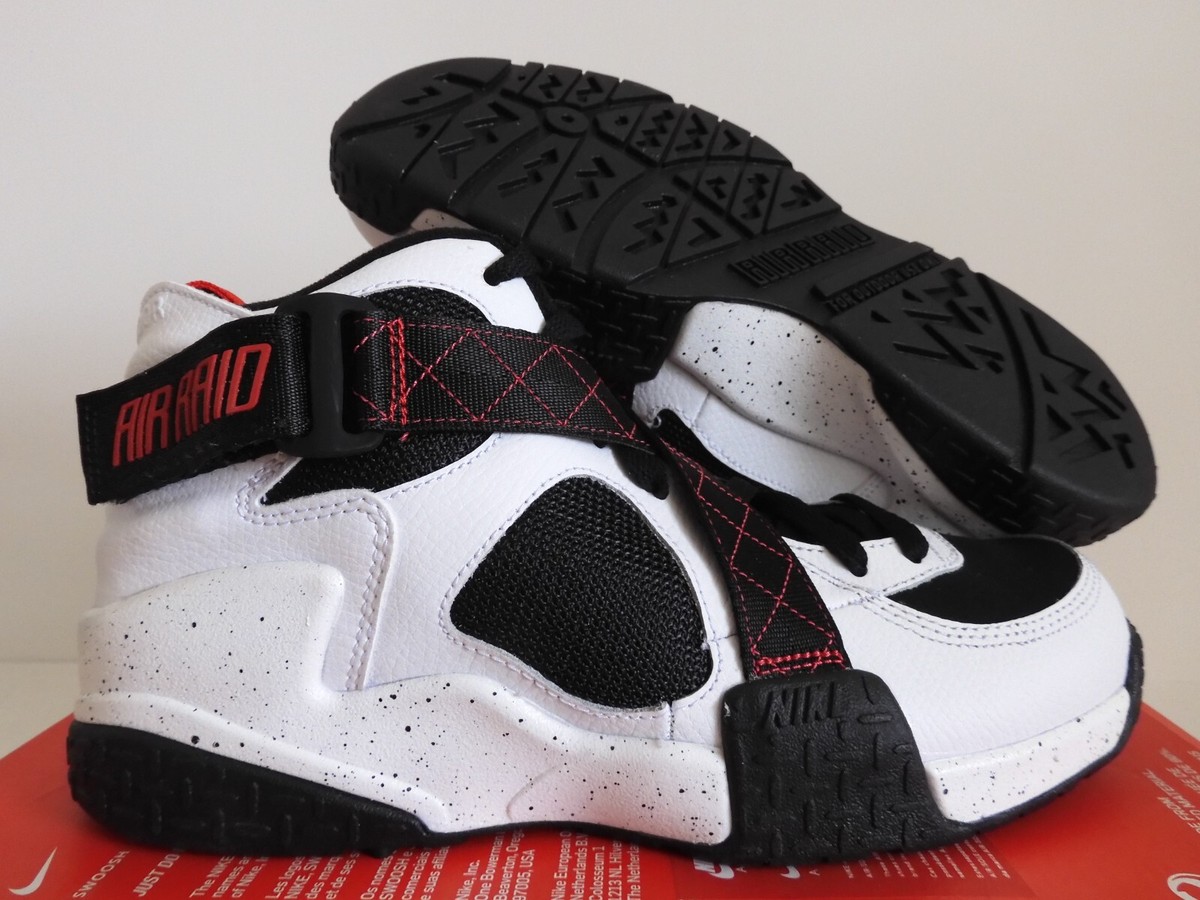 NIKE AIR RAID WHITE-UNIVERSITY RED-BLACK SZ 8 [DD8559-100] | eBay