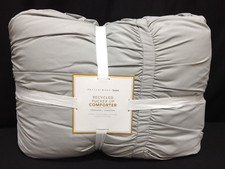 Pottery Barn Teen PBT Dorm bed Recycled Pucker Up Comforter Twin / Twin XL Gray